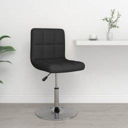 Gossi scaun de bar, negru, piele ecologica