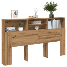 Gossi tablie pat dulap stejar artizanal 180x19x103,5cm lemn prelucrat