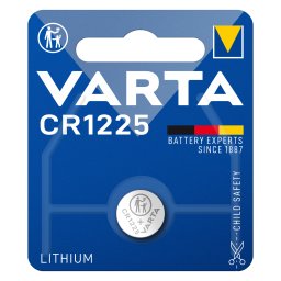 Baterie Litiu Varta 3V CR1225 48mAh, Dimensiuni 12 x 2.5 mm Blister 1, BA083575