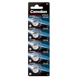 Baterie litiu CR1220 3V 38mAh, blister 5 bucăți, Camelion