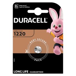 Baterie litiu 3V CR1220 36mAh, Duracell, blister 1 buc