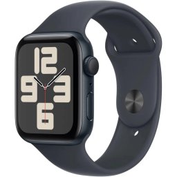 APPLE Watch SE2 v3 Cellular 44mm Midnight Black aluminiu toc - curea sport M/L negru
