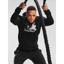 Hoodie Under Armour UA Rival Fleece Box Logo HD-BLK