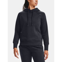 Under Armour Rival Fleece Metallic Hoodie-BLK Sweatshirt
