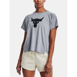 Under Armour T-Shirt UA PROJECT ROCK BULL SS-GRY - Women