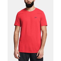 Men's T-shirt Under Armour Vanish Seamless Grid SS-RED - Men's