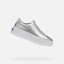 Silver Women's Geox Sneakers Gxcp-03 - Women's