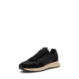 GUESS Sneaker low 'ARIA' negru / alb
