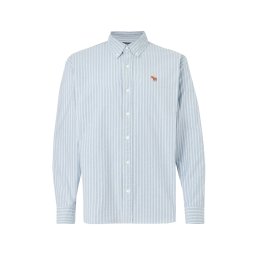 Abercrombie & Fitch Cămașă albastru porumbel / albastru deschis