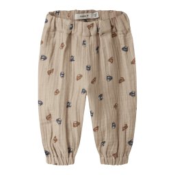 NAME IT Pantaloni 'NBMDutty' albastru / maro / gri taupe