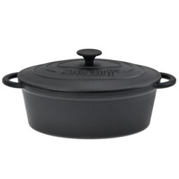 Vas de copt din fonta tip roaster Klausberg KH 2255, 4.5 l, Inductie, Negru