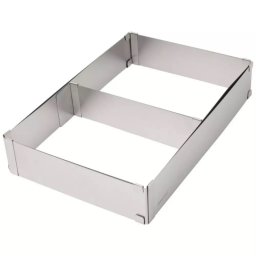 Forma de copt Kinghoff KH 1907, Reglabila 27,5-52,4 cm, Otel inoxidabil, Argintiu