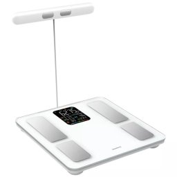 Cantar analizator Klausberg KB 7857, Pana la 180 kg, Bluetooth, Android/iOS, Afisaj LCD, 14 valori corporale, Alb