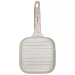 Tigaie grill Klausberg KB 7812, 18.5 cm, Finisaj marmura, Maner Cool Touch, Inductie, Bej