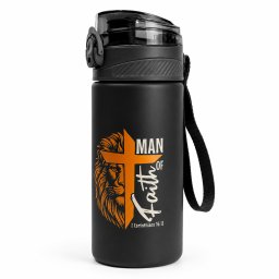 Sticla din tritan - Man of faith