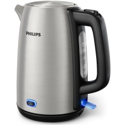 Fierbator electric PHILIPS Viva Collection HD9353/90, 22000W, 1.7l, Argintiu/Negru