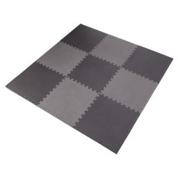 Set puzzle saltea protectie MP12, 180 x 120 x 1.2 cm, gri inchis