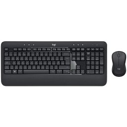 Tastatura Advanced MK540 USB QWERTY Nordic Negru, Alb + Mouse