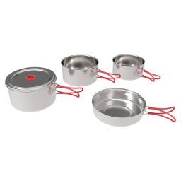 Vesela camping Set de vase din otel pentru gatit Coghlans -C1814