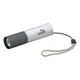 Lanterna reincarcabila LED 120lm Zoom Silver Cattara TT13164