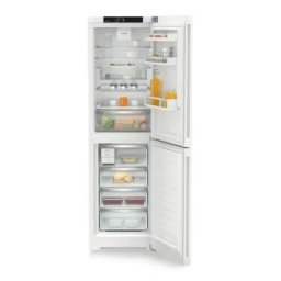 Combina frigorifica CNc 5724 Plus, NoFrost, EasyFresh, 60 cm, 359 l, EasyTwist-Ice, SuperSilent, Clasa C, Alb