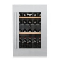 Vitrina de vin incorporabila Vinidor EWTdf 1653, panou decorativ, 2 zone de temperatura individuala, protectie UV, 97 l, 30 sticle