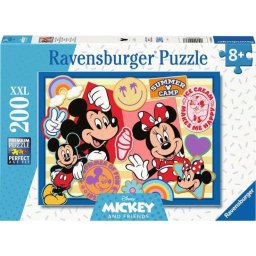 Ravensburger Children's Puzzle Disney Mickey and Friends - On the Road with Mickey and Minnie 200 Pieces