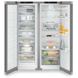 Side-by-Side XRFsd 5220, EasyFresh, NoFrost, 676 l, display Touch control, Vario Space, Clasa D, SmartSteel