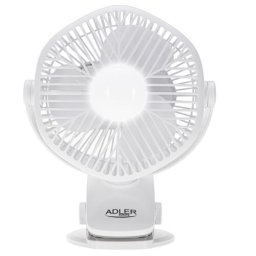 Ventilator Rechargeable fan 5”/12,7cm with clip