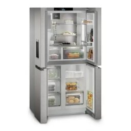Combina frigorifica cu 4 usi MBsddi 9058 Prime, BioFresh Professional cu HydroBreeze si NoFrost, 90 cm, 546 l, dozator apa/gheata, SmartDevice, Clasa D, SmartSteel