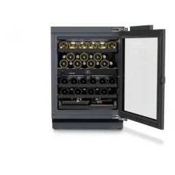 Vitrina de vin incorporabila Vinidor Selection UWpri 3762, doua zone, 101 l, 38 sticle, UVProtect, HumiditySelect, SmartDeviceBox, Clasa F
