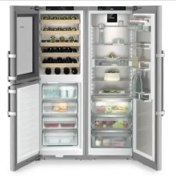 Side-by-Side Combina frigorifica Side by Side Liebherr XRCst 5295 Peak, BioFresh Professional, NoFrost, HydroBreeze, 689 l, IceMaker, Sertar Meat & Dairy, InfinitySpring, SmartSteel
