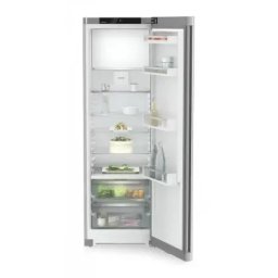 Frigider cu o usa RBsfd 5221 Plus, BioFresh, 60 cm, 351 l, Sertar Meat & Dairy, SuperCool, Clasa D, SteelFinish