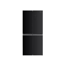 Aparate Frigorifice Side by Side Tesla RM4700FHBE, 466 l, Clasa E, No Frost, Inverter, Zona convertibila, H 177 cm, Negru Sticla