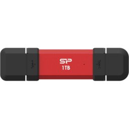 Memorie USB SSD UltrFast SiliconPower USB Flash DriveUSB3.2 Gen2,DS72,1TB,Red