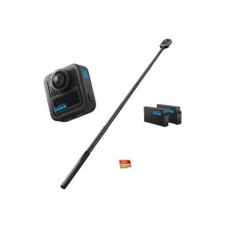 Bundle Camera de actiune GoPro MAX 2, 64Gb, 8K3029MP, Monopied, Enduro bat., 64Gb