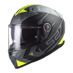 Casca LS2 Helmets Vector II Splitter - Integrală, gri titan/galben mat, Pinlock și ochelari soare incluși, ECE 22.06