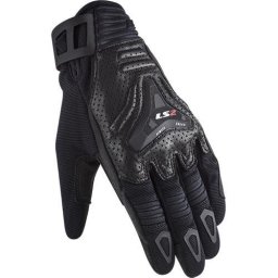 Manusi moto piele LS2 Helmets All Terrain - barbati, vara, touring/street/cross-enduro/adventure, negru