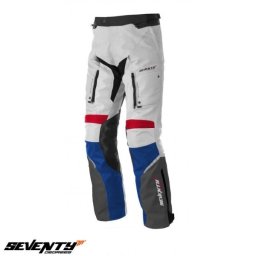 Pantaloni moto Seventy Degrees SD-PT3 - barbati, impermeabili, touring, alb/rosu/albastru