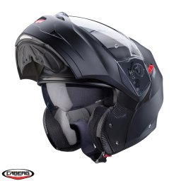 Casca Caberg Duke X SV - Flip-up, negru mat, Ochelari soare incluși, ECE 22.06