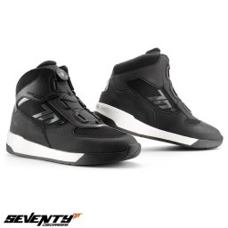 Ghete moto Seventy Degrees SD-BC10 - barbati, sport, negru/gri