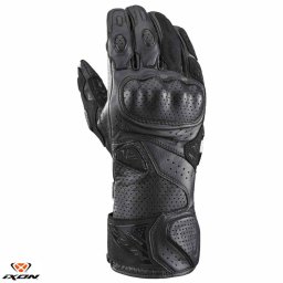 Manusi moto piele Ixon Thunder Air MS - barbati, vara, racing, degete tactile