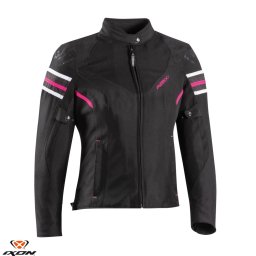 Geaca moto Ixon Ilana LS - dama, vara/iarna, impermeabila, roadster/racing, negru