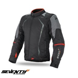 Geaca moto Seventy Degrees SD-JR47 - barbati, vara/iarna, impermeabila, racing, negru