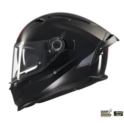 Casca MT Helmets Braker SV - Integrală, negru lucios, Ochelari soare incluși, ECE 22.06