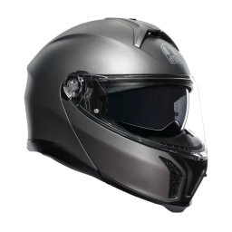 Casca AGV Tourmodular - Flip-up, gri mat, Pinlock inclus, ECE 22.06