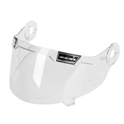 Viziera MT Jarama transparenta cu ornament ventilatie argintiu