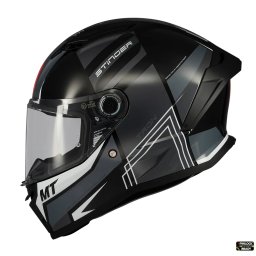Casca MT Helmets Stinger 2 Tron - Integrală, negru/gri lucios, ECE 22.06