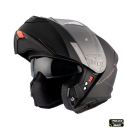 Casca MT Helmets Genesis SV - Flip-up, negru mat, Ochelari soare incluși, ECE 22.06