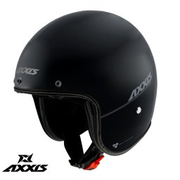 Casca Axxis Hornet SV - Open face, negru mat, Ochelari soare incluși